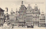 Antwerpen Brabo und Hauser am großen Platz *ca. 1930