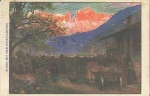 Bozen  Rosengarten  Künstlerkarte o 24.7.1913