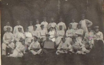 Military WW1. Military hospital real photo accordion *ca. 1915