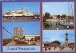 Warnemünde Rostock lighthouse ferry o ca 1979