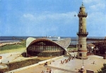 Warnemünde restaurant Teepott lighthouse * approx. 1975