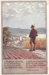The traveling journeymen artist card Kutzer o 22.10.1913