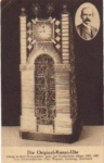 Art clock made of straws * around 1920