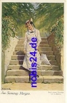 Sunday morning artist card Mailick No.Series 4263/4 * around 1920