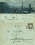 Landshut Mondscheinkarte o 31.3.1898