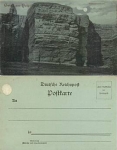 27498 Helgoland Lummenfelsen moonlight map *ca.1900