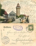 Nuremberg Castle on October 27, 1904