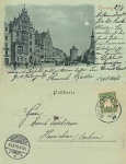 Nuremberg Konigstrasse moonlight map o August 29, 1899