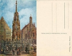 Nürnberg Brunnen Künstlerkarte Siemann  *ca. 1906