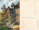 Nuremberg Brug entrance artist card *ca.1906