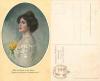 Nuremberg golden posthorn artist card *ca1900