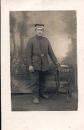 German soldier in uniform WWI. Real photo o 16.6.1918
