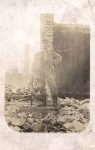 German soldier in uniform real photo WWI. 09/21/1917