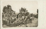 German soldiers telephone WWI. real photo *approx. 1915