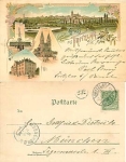 34560 Fritzlar Litho o 8.3.1898 Postman stamp 232