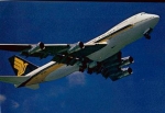 Luftfahrt Singapore Airlines Flugzeug beim Starten  *ca. 1970