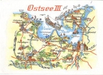 Wismar-Bucht Ostsee Künstlerkarte A. Hoppe o 31.7.1980
