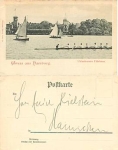 Hamburg Uhlenhorster ferry house Rudder aft *1900