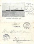 Express steamer Norddeutscher Lloyd o September 7, 1900