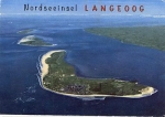 Langeoog Luftaufnahme gebr. ca. 1970