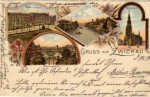 Zwickau Sachsen Farblitho, o 15.05.1899