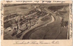 08129 Crossen Mulde Leonhard Sohne Luftansicht o 2.12.1933