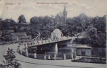 Zwickau Paradise Bridge with Ebertschlösschen o 27.1.1918