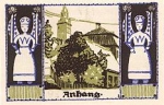 Schneeberg town emergency money, worth 50 pfennigs in 1921