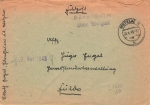 35625 Hörnsheim über Wetzlar Landpoststempel auf Feldpostbrief o Wetzlar 5.4.1943
