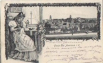 08209 Auerbach Vogtland Embroiderer traditional costume handmade o 12.5.1908