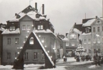 08289 Schneeberg, street view at Christmas time gebr. circa 1975