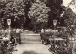 Bad Langensalza Kurgarten vor dem Klubhaus o 26.6.1974