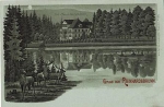 99894 Reinhardsbrunn Litho moonlight card * approx. 1900
