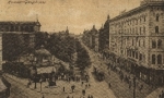 Hannover Georgstrasse, advertising pillar * approx. 1920