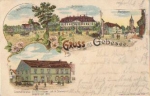99189 Gebesee Schuetzenhaus Litho o 31.5.1899