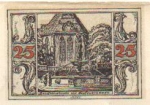 99310 Arnstadt city emergency money Bonifatius church with hop fountain 1921