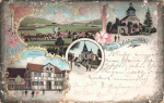 37318 Wahlhausen Gasthaus Stallknecht Litho  o 1899