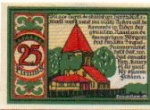 Osnabruck city emergency money value 25 Pfennig Fernickelturm 1921