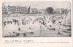 17419 Ahlbeck Strandleben Werbekarte Seife * ca. 1920