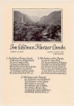 38855 Harzer Land, mountain landscape, message card, * approx. 1955