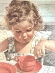 Children, girls, cup * ca.1940