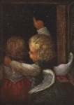 Children's artist card v. M. Spötl Engel * approx. 1960?