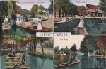 03222 Lübbenau Spreewald Traditional costumes Postman gebr. circa 1910