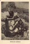Walsertal girls in traditional costume * around 1950