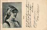 Costumes Friesien, artist card o 8.9.1898