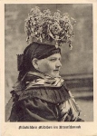 Franconia costume girl with bridal jewelry * ca. 1950