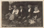 Sunday children in the Black Forest Trachten gebr. circa 1930