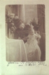 mother with child real photo born 1912