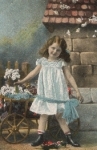 Children, Girls, Flowers o 1914