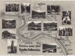 01824 Saxon Switzerland maps postcards o about 1960